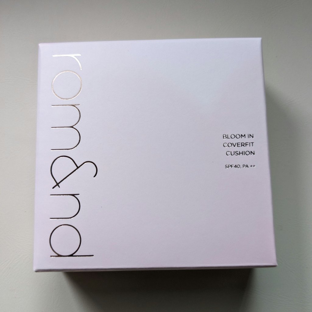 ブルームインカバーフィットクッション #21N ナチュラル/rom&nd/クッションファンデーションを使ったクチコミ（3枚目）