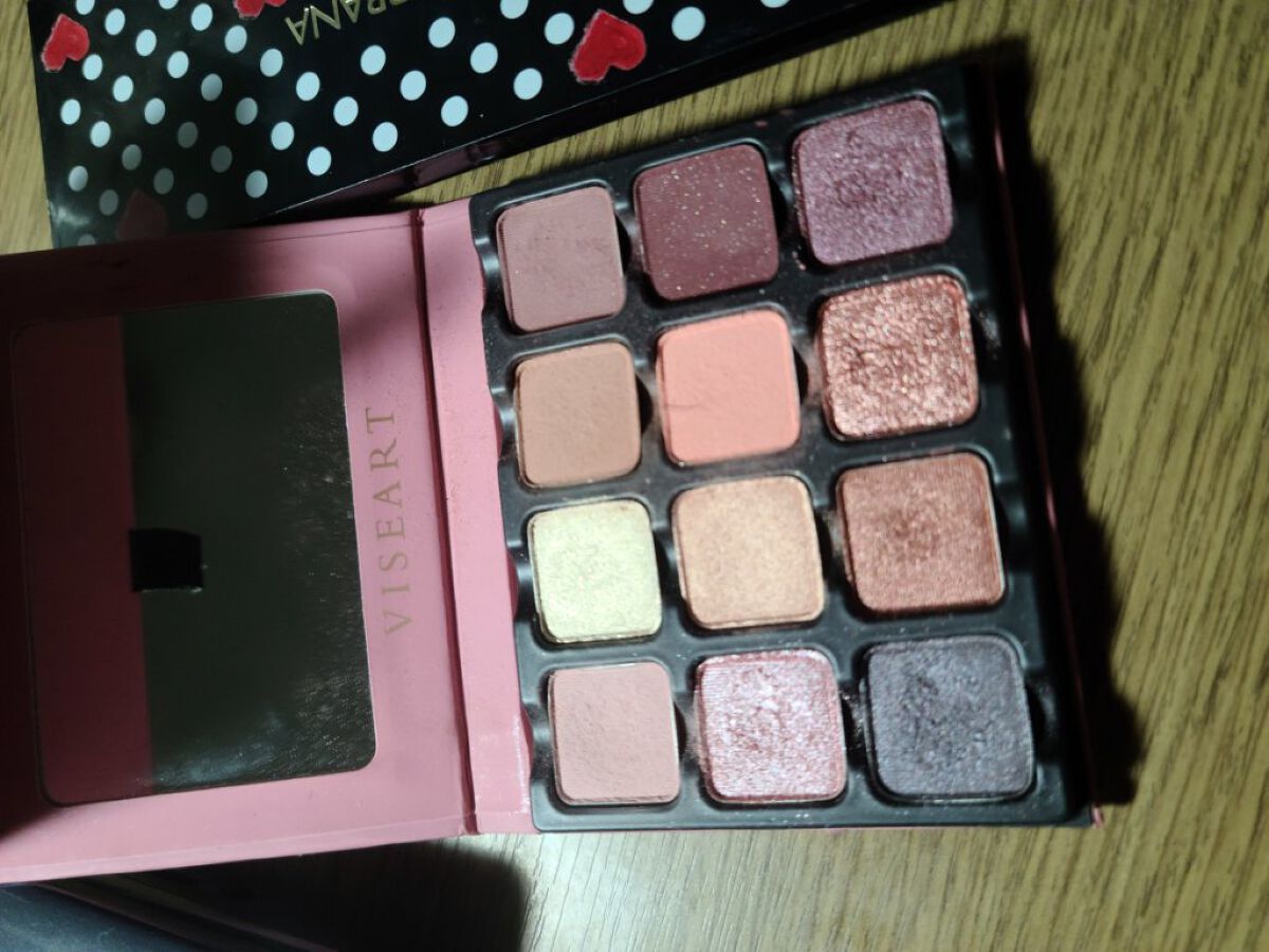 Paris EDIT Eye Shadow Palette/VISEART/アイシャドウパレットを使ったクチコミ（2枚目）