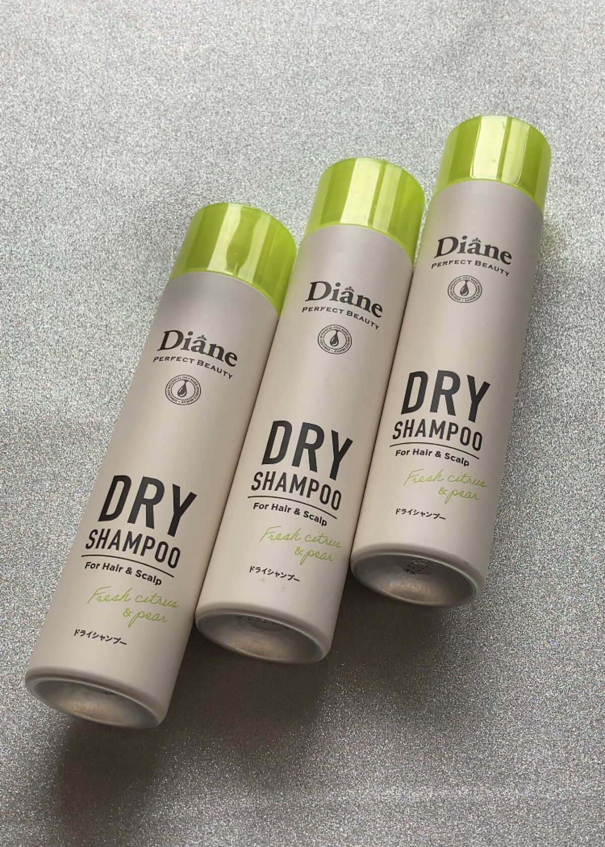 パーフェクトビューティードライシャンプー フレッシュシトラスペアの香り フレッシュシトラスペアの香り 95g/ダイアン/ドライシャンプーを使ったクチコミ（2枚目）