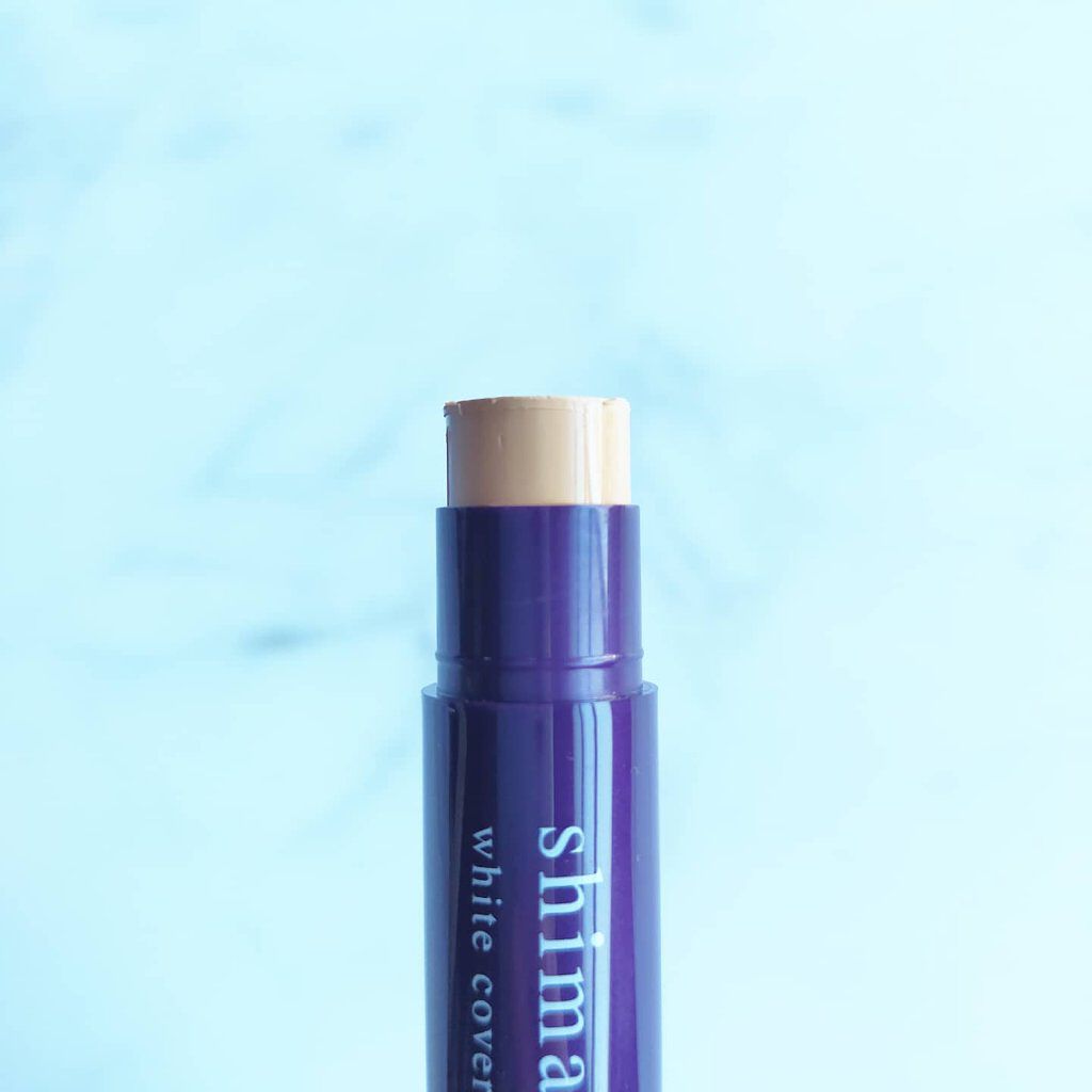ホワイトカバースティック/shimaboshi/化粧下地を使ったクチコミ（3枚目）
