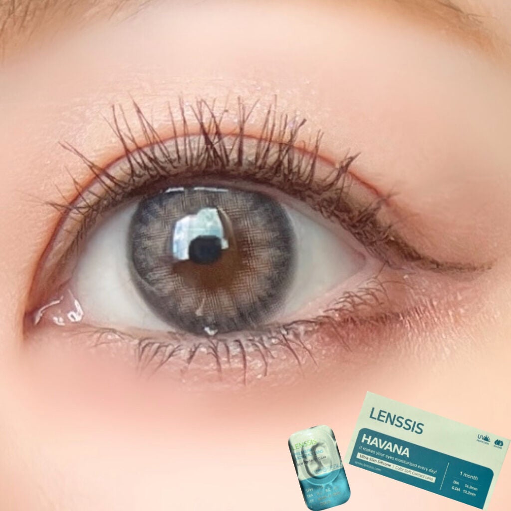 ハバナシリーズ/LENSSIS/カラーコンタクトレンズを使ったクチコミ(7枚目)