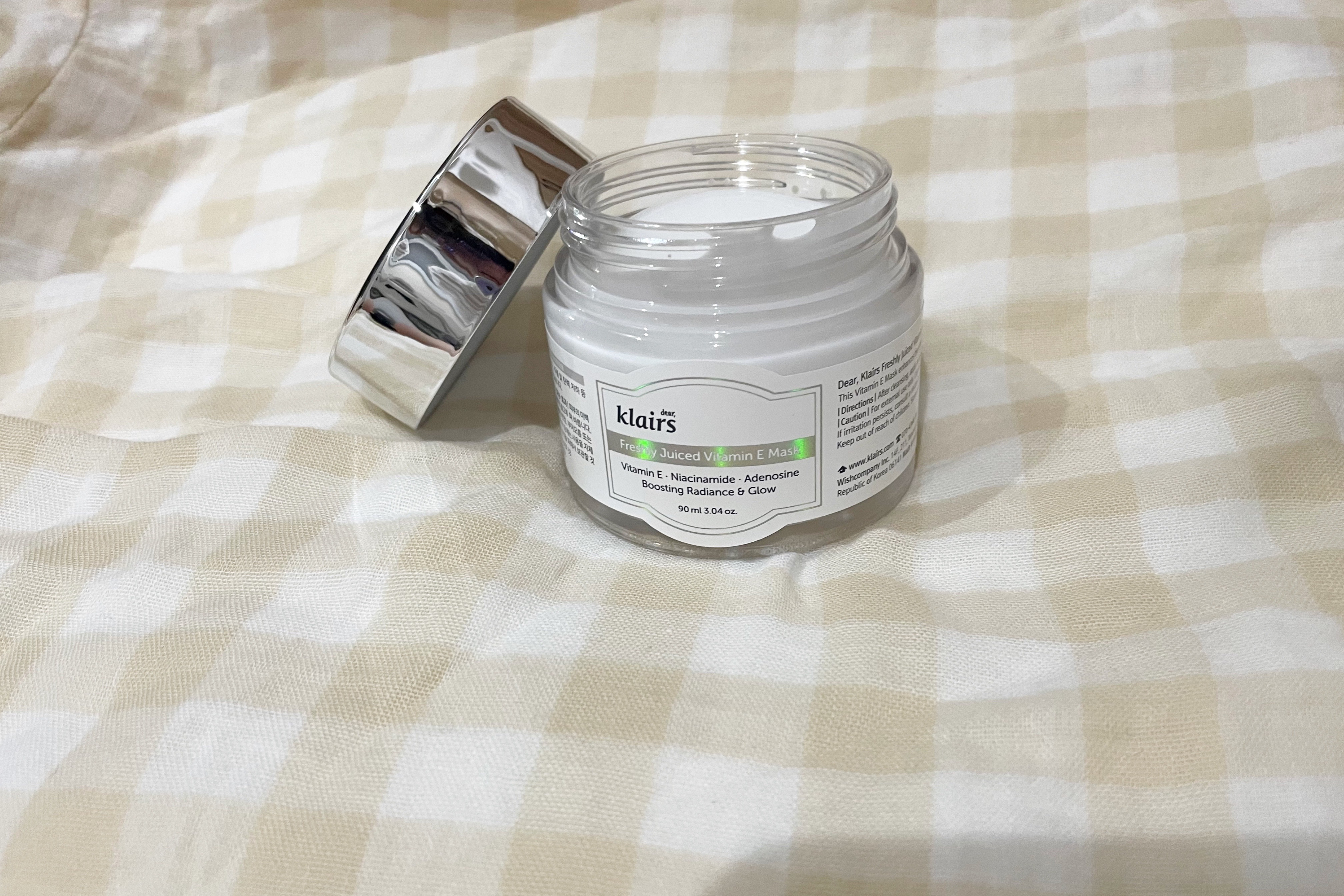 フレッシュリージュースドビタミンEマスク(90g)/Klairs/フェイスクリームを使ったクチコミ（2枚目）