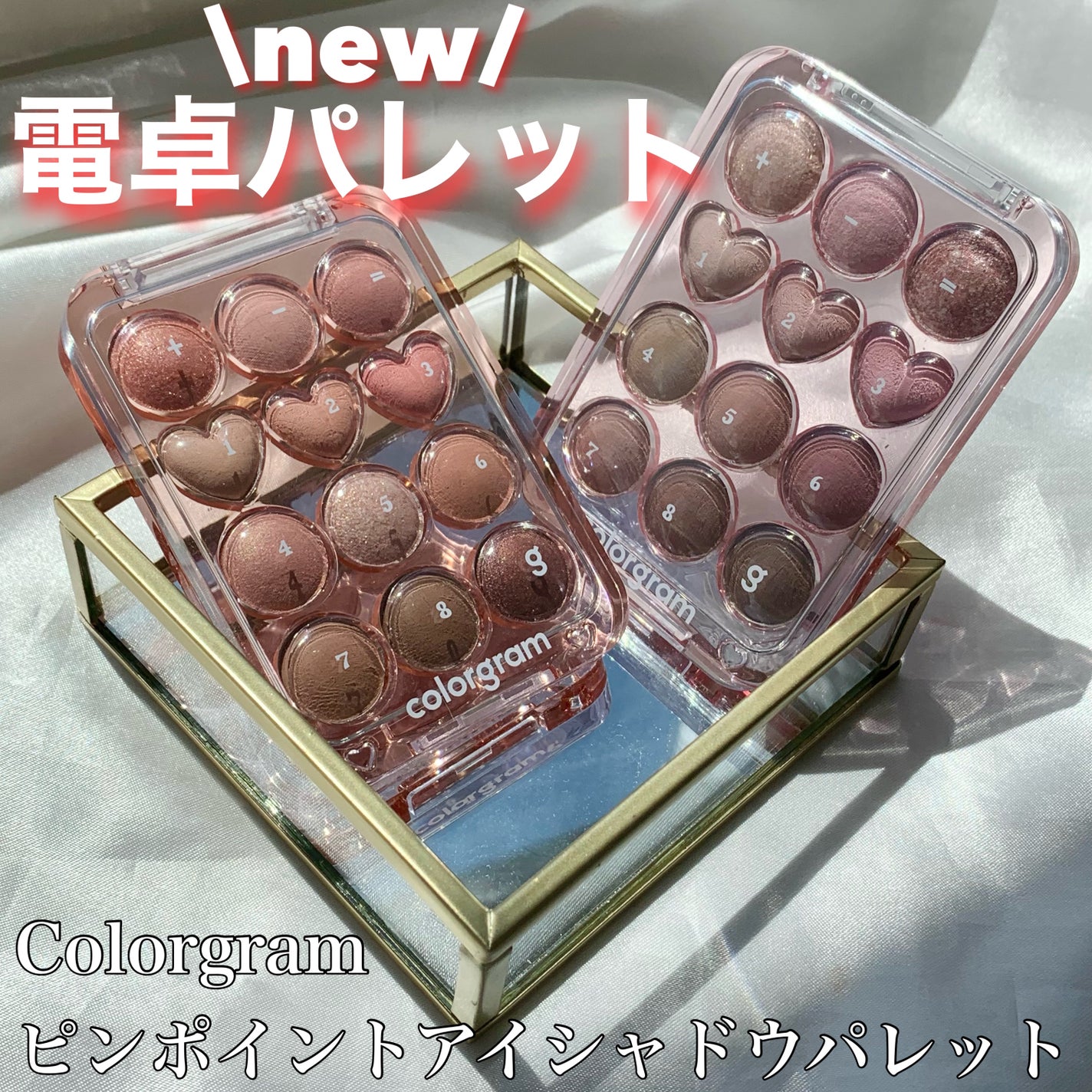 目元チュートリアルアイパレット/Colorgram/アイシャドウパレットを使ったクチコミ(1枚目)