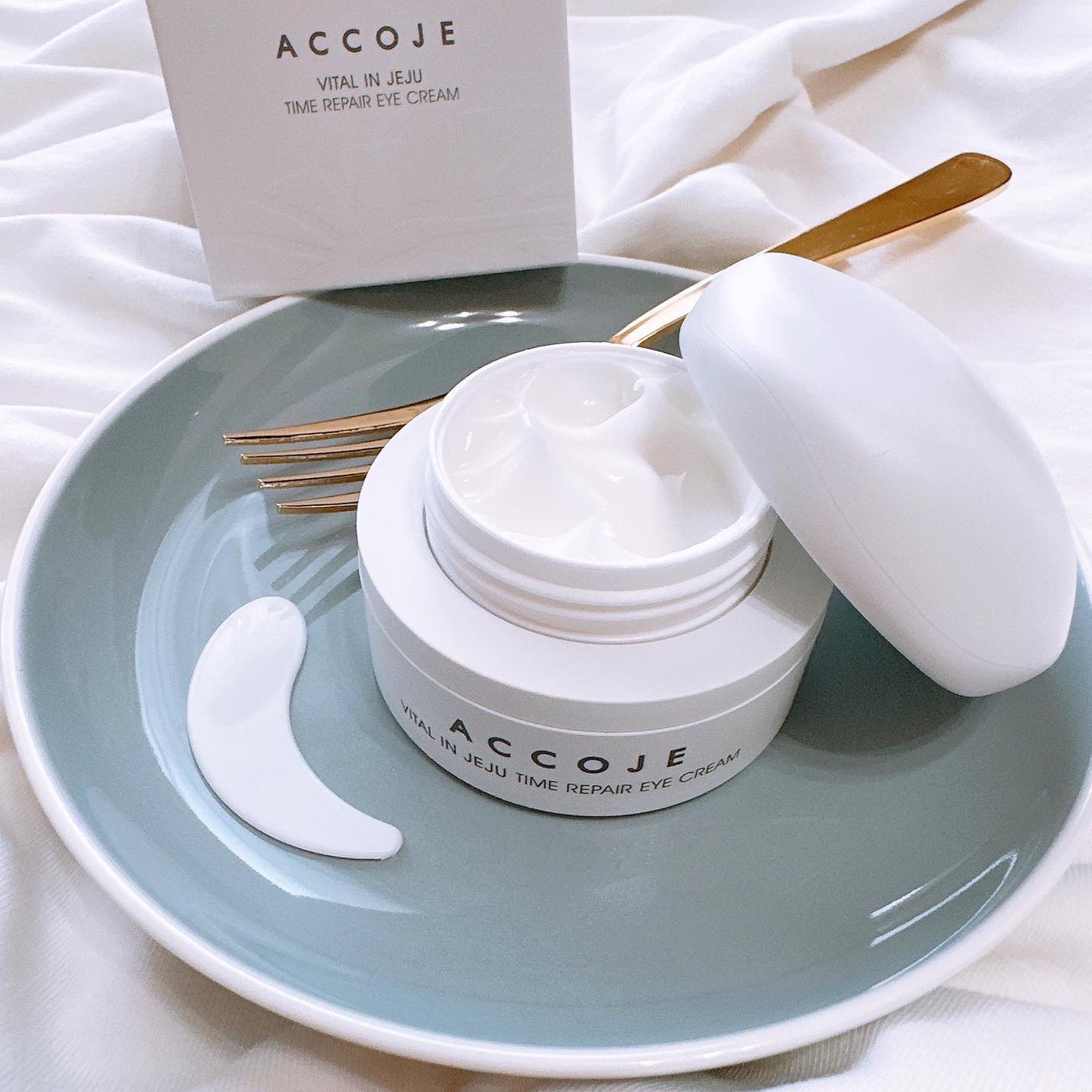 バイタル イン ジェジュ タイム リペア アイクリーム/ACCOJE/アイケア・アイクリームを使ったクチコミ(3枚目)