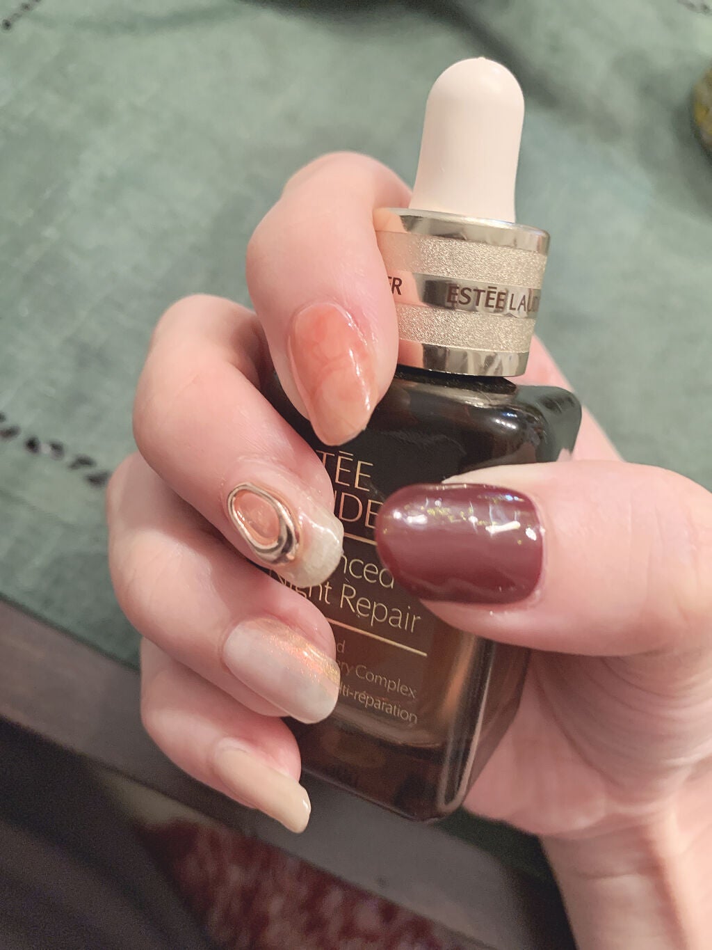 セミキュアジェルネイル(ハンド)/ohora/ネイルシールを使ったクチコミ(2枚目)