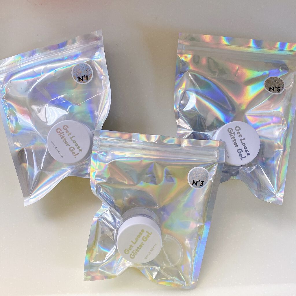 ゲットルーズグリッタージェル/unleashia/グリッターを使ったクチコミ（1枚目）