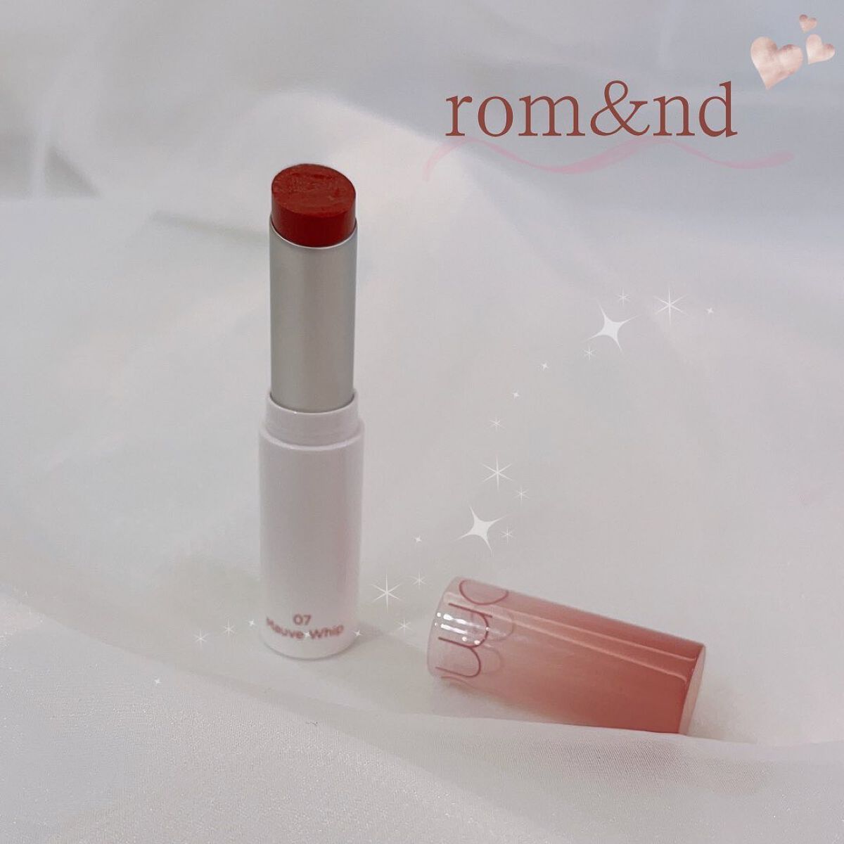 グラスティングメルティングバーム/rom&nd/リップバームを使ったクチコミ（1枚目）
