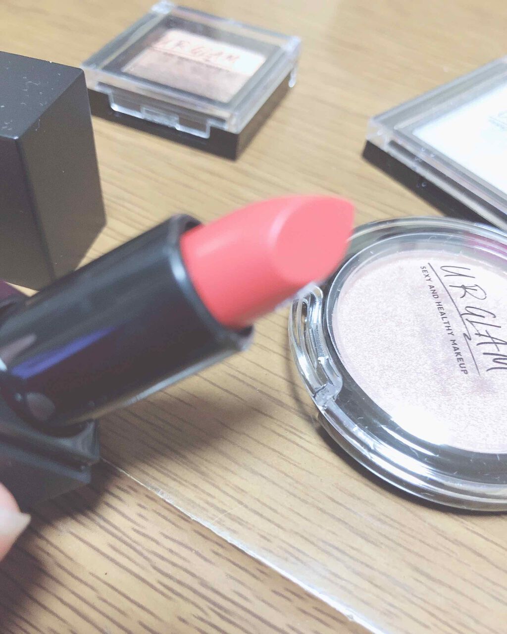 UR GLAM MINI LIPSTICK/U R GLAM/口紅を使ったクチコミ(2枚目)