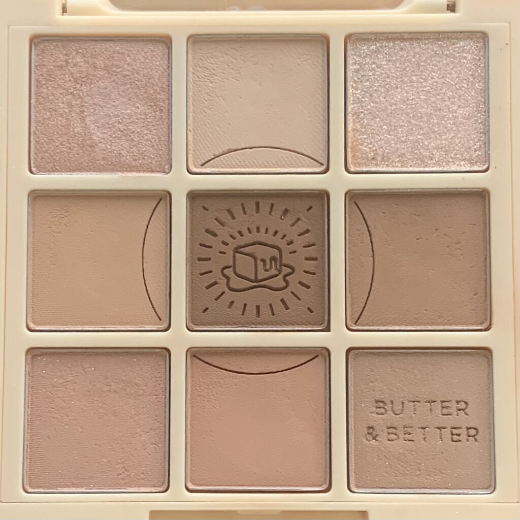 マイフェイブムードアイパレット 9カラー/HOLIKA HOLIKA/アイシャドウパレットを使ったクチコミ（2枚目）