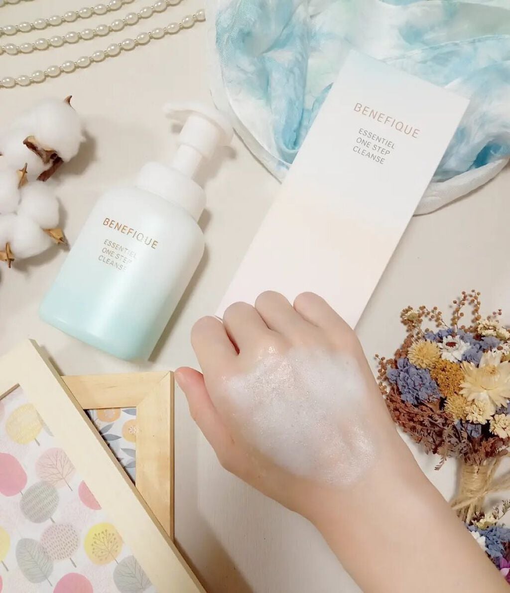 エッセンシャル ワンステップクレンズ/BENEFIQUE/洗顔フォームを使ったクチコミ(3枚目)