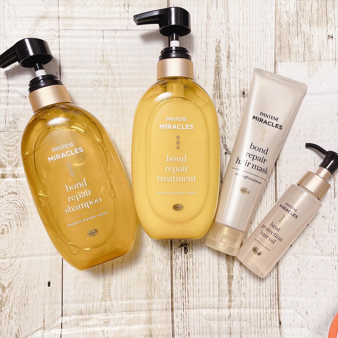 ボンドリペアシリーズ モイスチャー＆パワーリペア  シャンプー＆トリートメント トリートメント 440g/パンテーン/市販シャンプーを使ったクチコミ（1枚目）