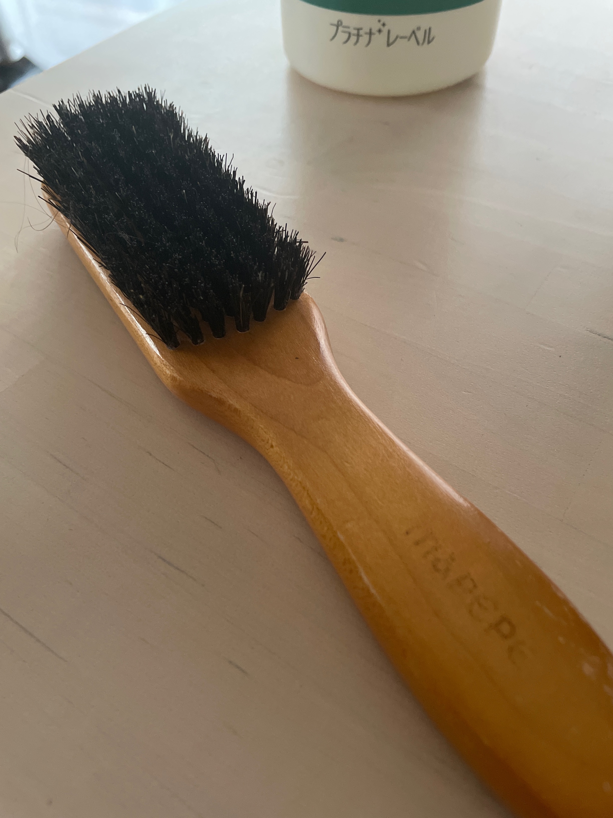 濃密天然毛のボリュームケアブラシ/マペペ/ヘアブラシを使ったクチコミ（1枚目）