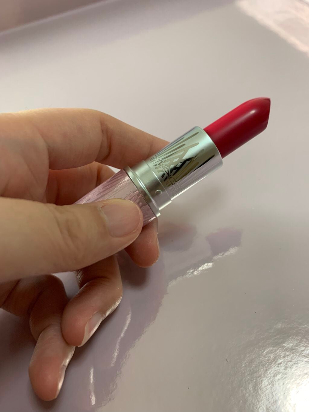 ちひろ on LIPS 「Macリップ・リップグロスクリスマスコフレこのリップに言えるい..」(1枚目)