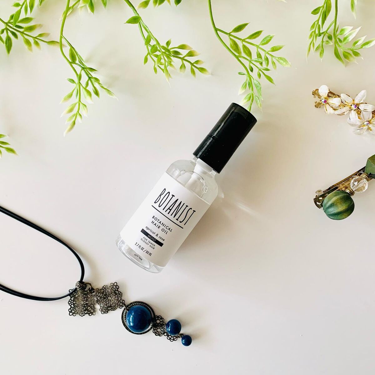 ボタニカルヘアオイル（モイスト）/BOTANIST/ヘアオイルを使ったクチコミ（1枚目）