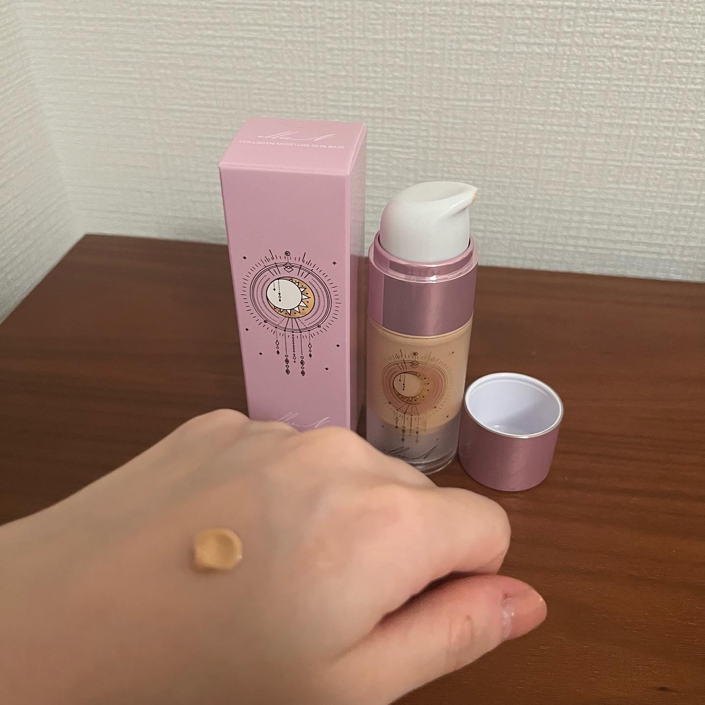 コラーゲンモイスチャースキンベース/illuN/化粧下地を使ったクチコミ（2枚目）