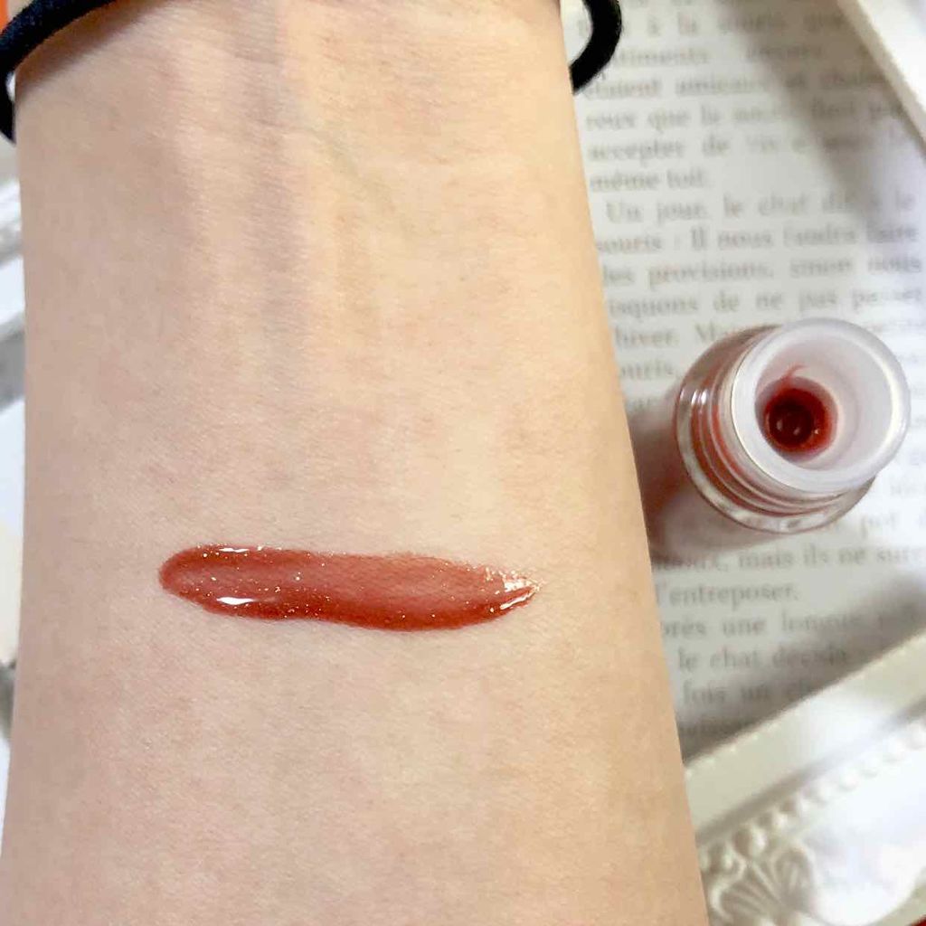 ミネラルカラーセラム 07 ショコラ/ONLY MINERALS/リップグロスを使ったクチコミ（3枚目）