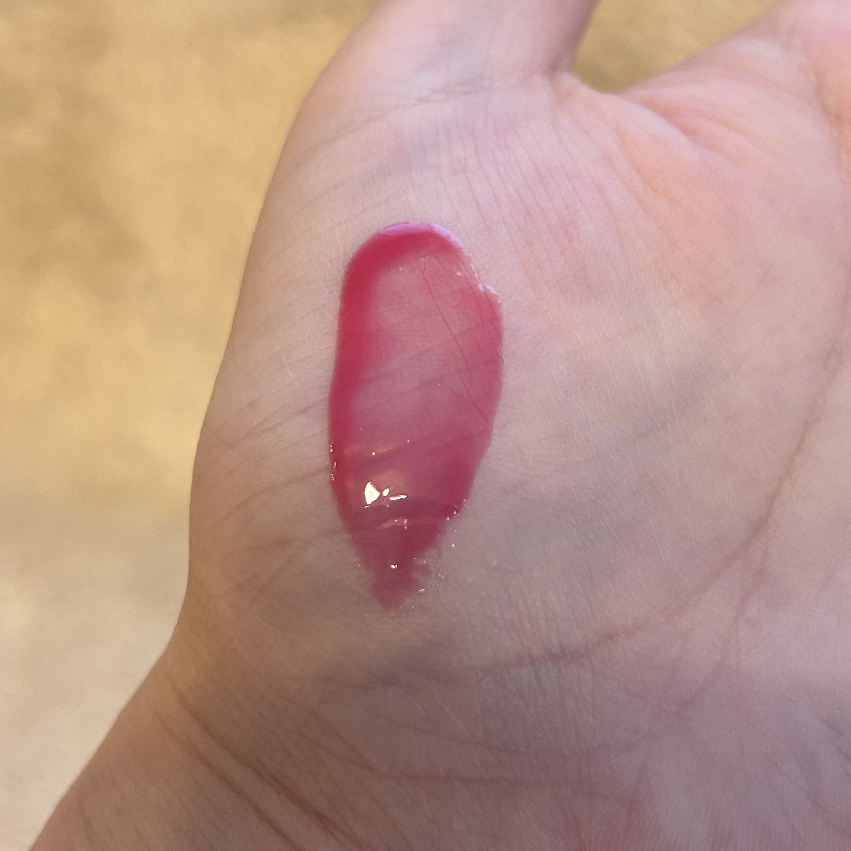 インク グラスティング リップ グロス 13 ゲット ハッピー(GET HAPPY)/PERIPERA/リップグロスを使ったクチコミ（3枚目）