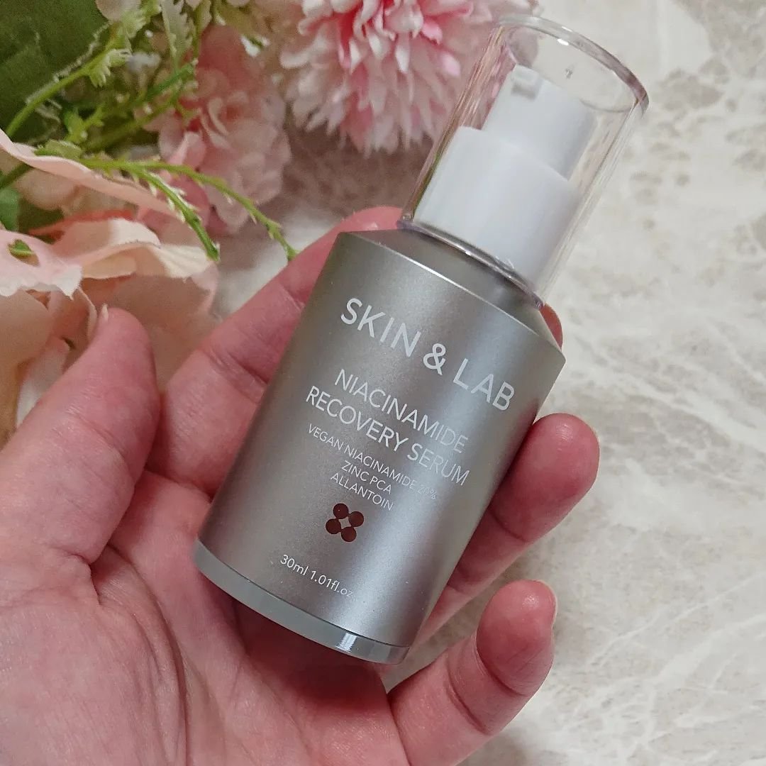 ヴィーガンナイアシンアミドリカバリーセラム/SKIN&LAB/美容液を使ったクチコミ（2枚目）