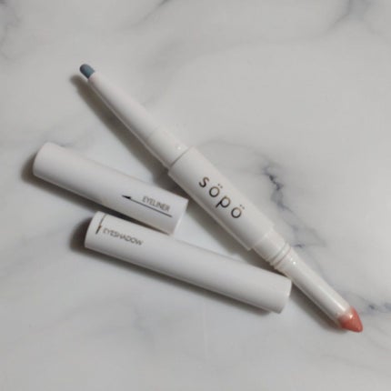 パウダー&ライナー/sopo/スティックアイシャドウを使ったクチコミ(3枚目)