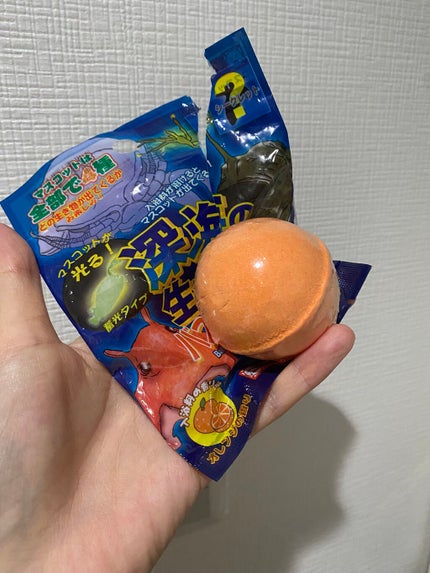 バスボール(深海の生き物)/DAISO/入浴剤を使ったクチコミ(3枚目)