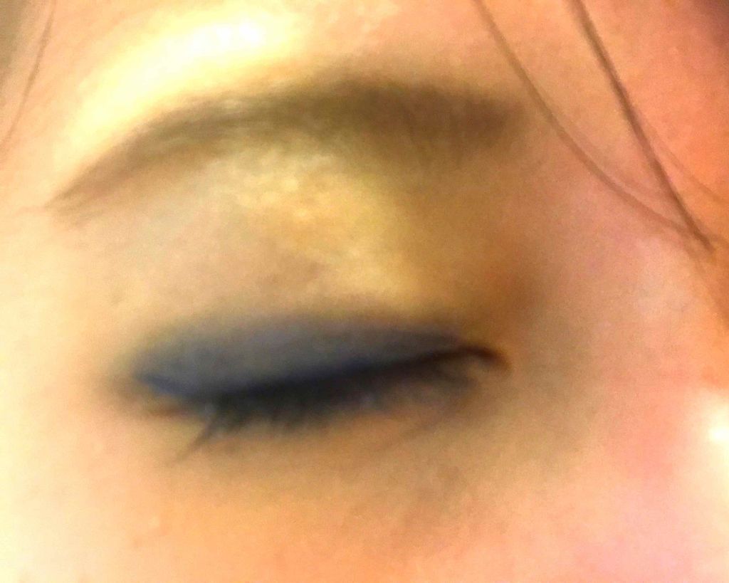 ハイパーシャープ ライナー R NV-1 ネイビー/MAYBELLINE NEW YORK/リキッドアイライナーを使ったクチコミ（2枚目）