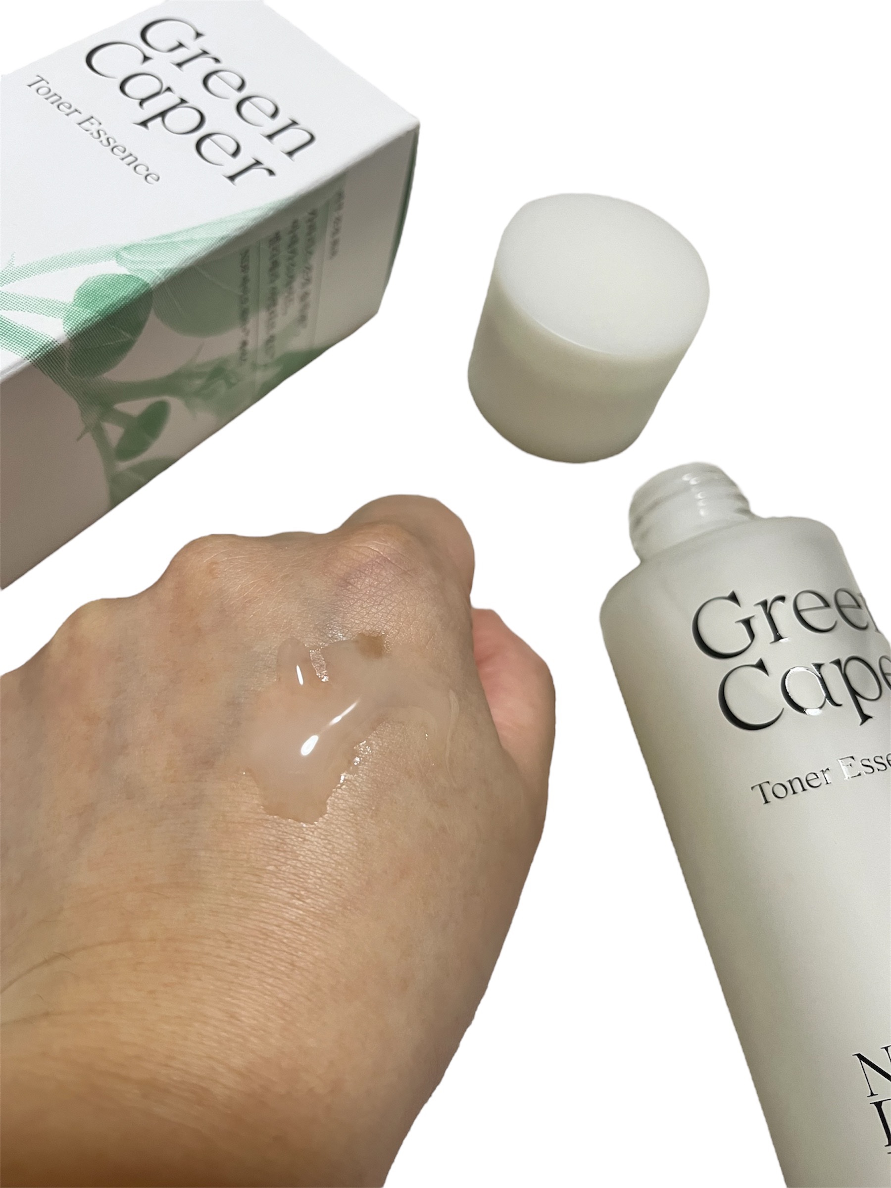 Green Caper Toner Essence/NATURAL DERMA PROJECT/化粧水を使ったクチコミ（2枚目）