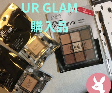 UR GLAM　BLOOMING EYE COLOR PALETTE/U R GLAM/パウダーアイシャドウを使ったクチコミ（1枚目）