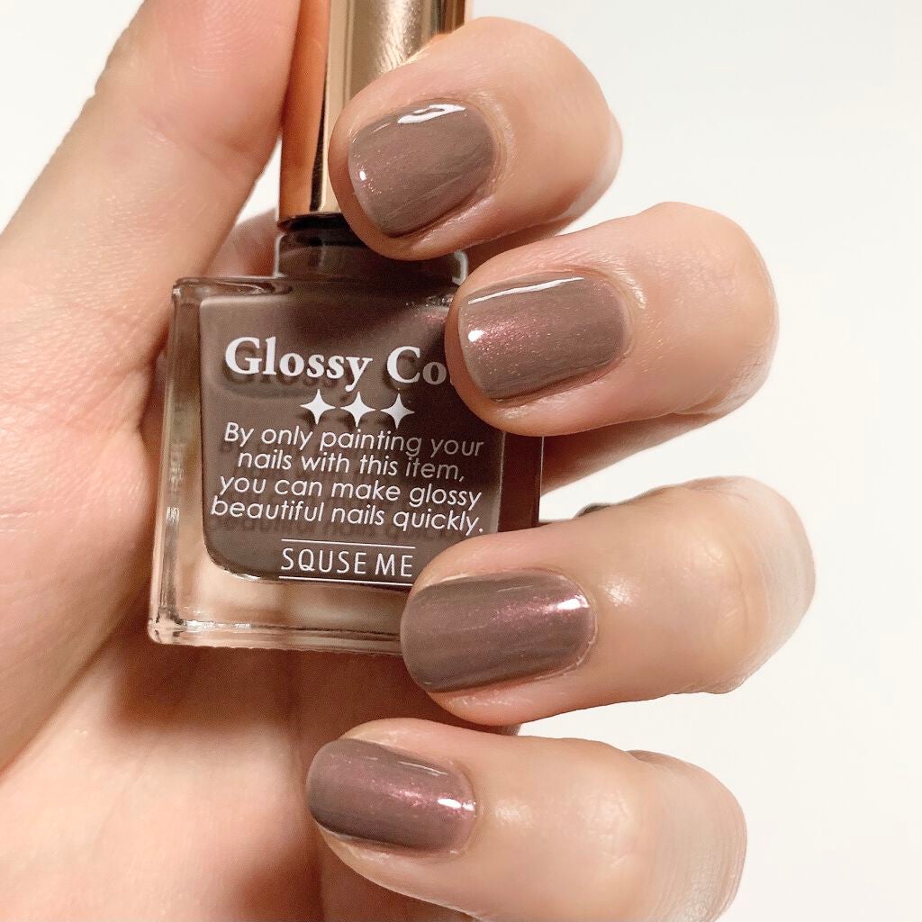 グロッシーコート/スキューズミー/オールインワンネイルを使ったクチコミ(4枚目)