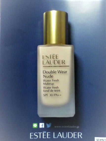 ダブル ウェア ヌード ウォーター フレッシュ メークアップ/ESTEE LAUDER/リキッドファンデーションを使ったクチコミ(1枚目)