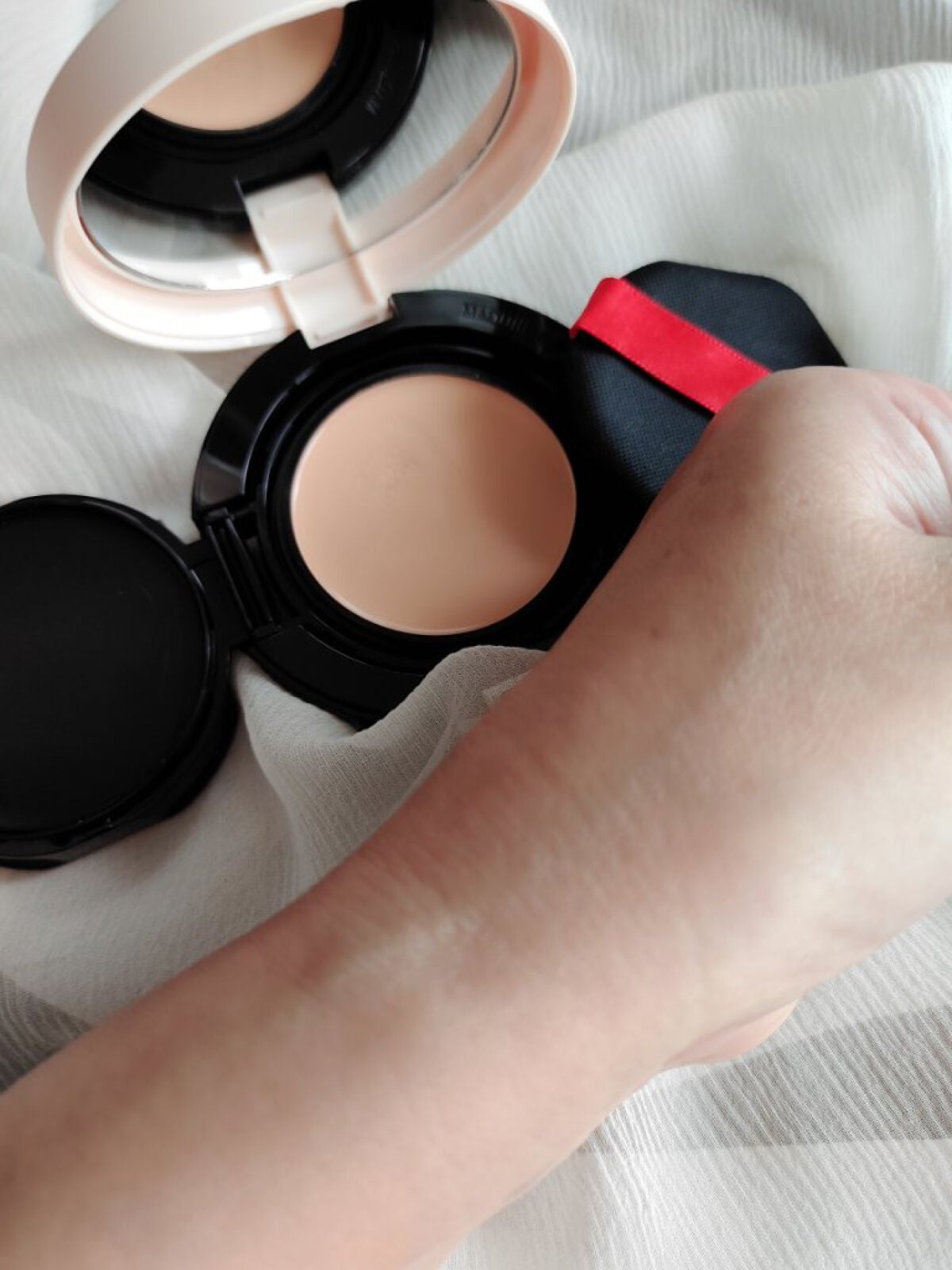 ドラマティッククッションジェリー/マキアージュ/クッションファンデーションを使ったクチコミ(3枚目)