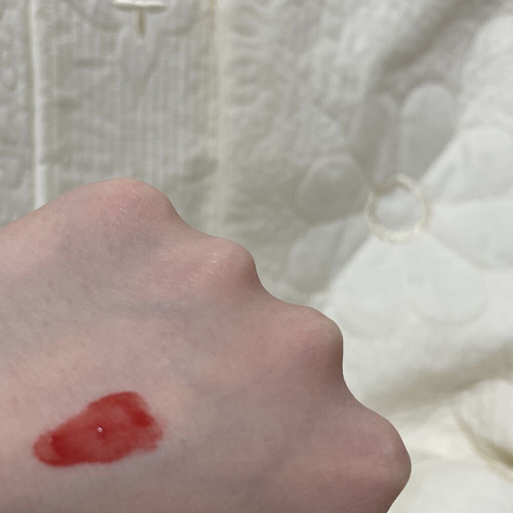 ジューシーラスティングティント/rom&nd/リップティントを使ったクチコミ（3枚目）