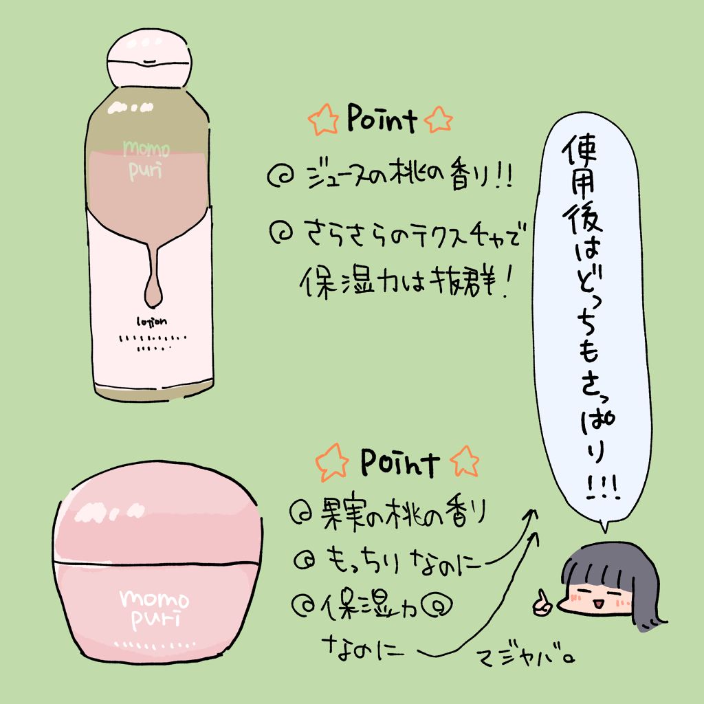 潤い化粧水/ももぷり/化粧水を使ったクチコミ(2枚目)