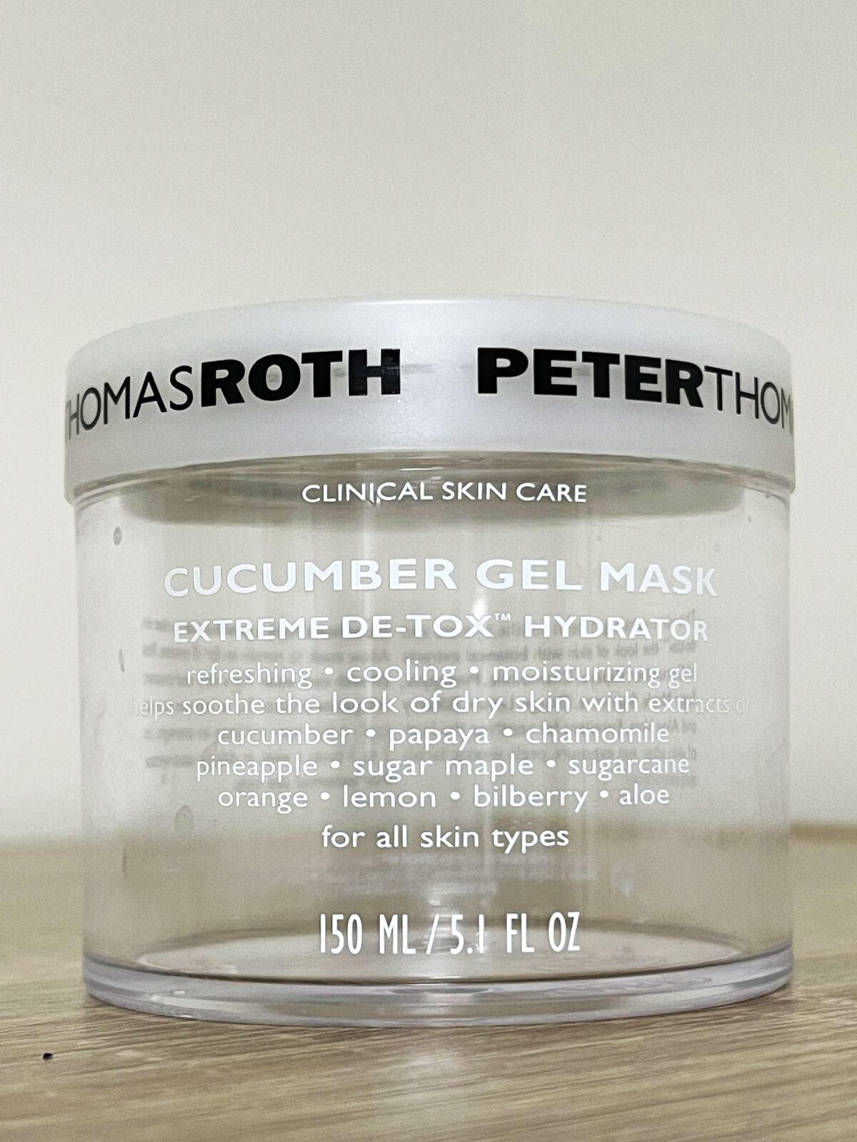 キューカンバージェルマスク /Peter Thomas Roth /フェイスクリームを使ったクチコミ（1枚目）