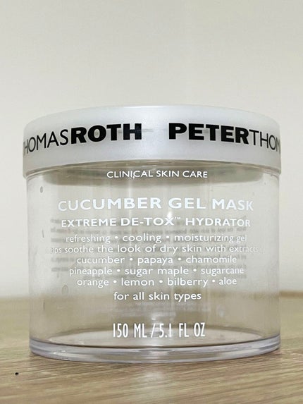 キューカンバージェルマスク /Peter Thomas Roth /フェイスクリームを使ったクチコミ(1枚目)