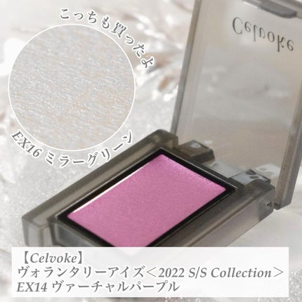 セルヴォーク ヴォランタリー アイズ/Celvoke/単色アイシャドウを使ったクチコミ(1枚目)