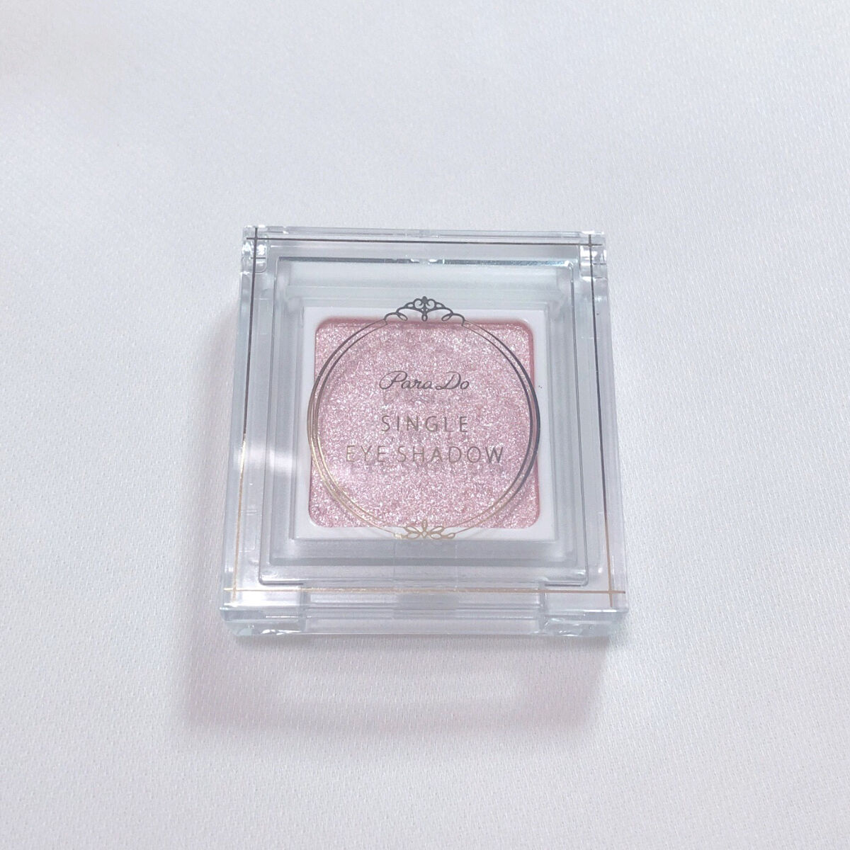 パラドゥ シングルアイシャドウ	 PK01 ピンク  /パラドゥ/単色アイシャドウを使ったクチコミ（3枚目）