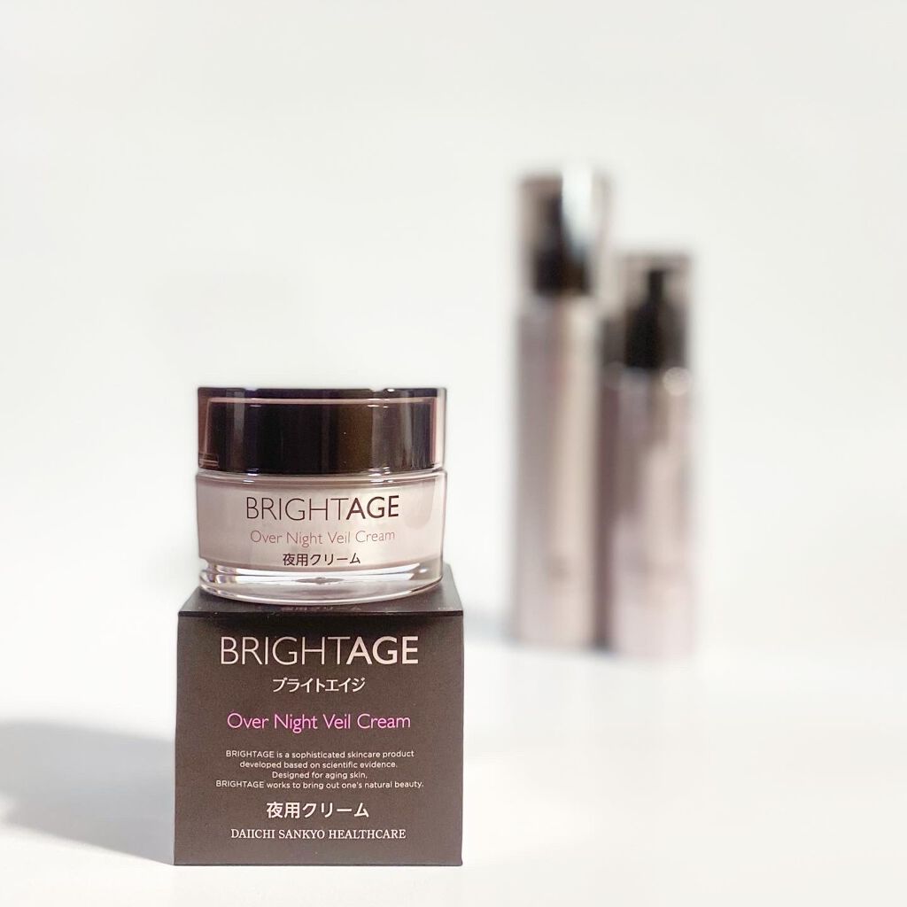 オーバーナイト ヴェールクリーム/BRIGHTAGE/フェイスクリームを使ったクチコミ(7枚目)