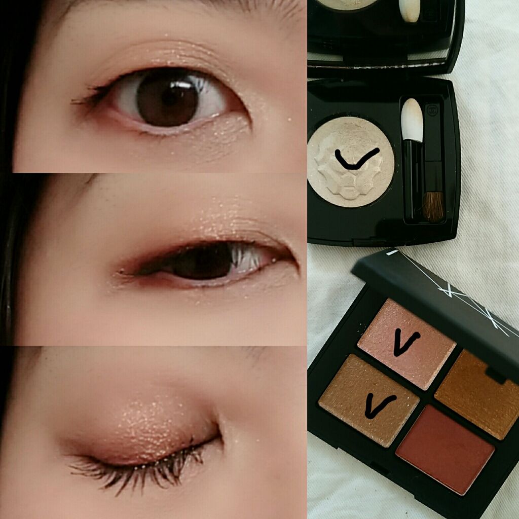 オンブル プルミエール プードゥル/CHANEL/単色アイシャドウを使ったクチコミ（1枚目）