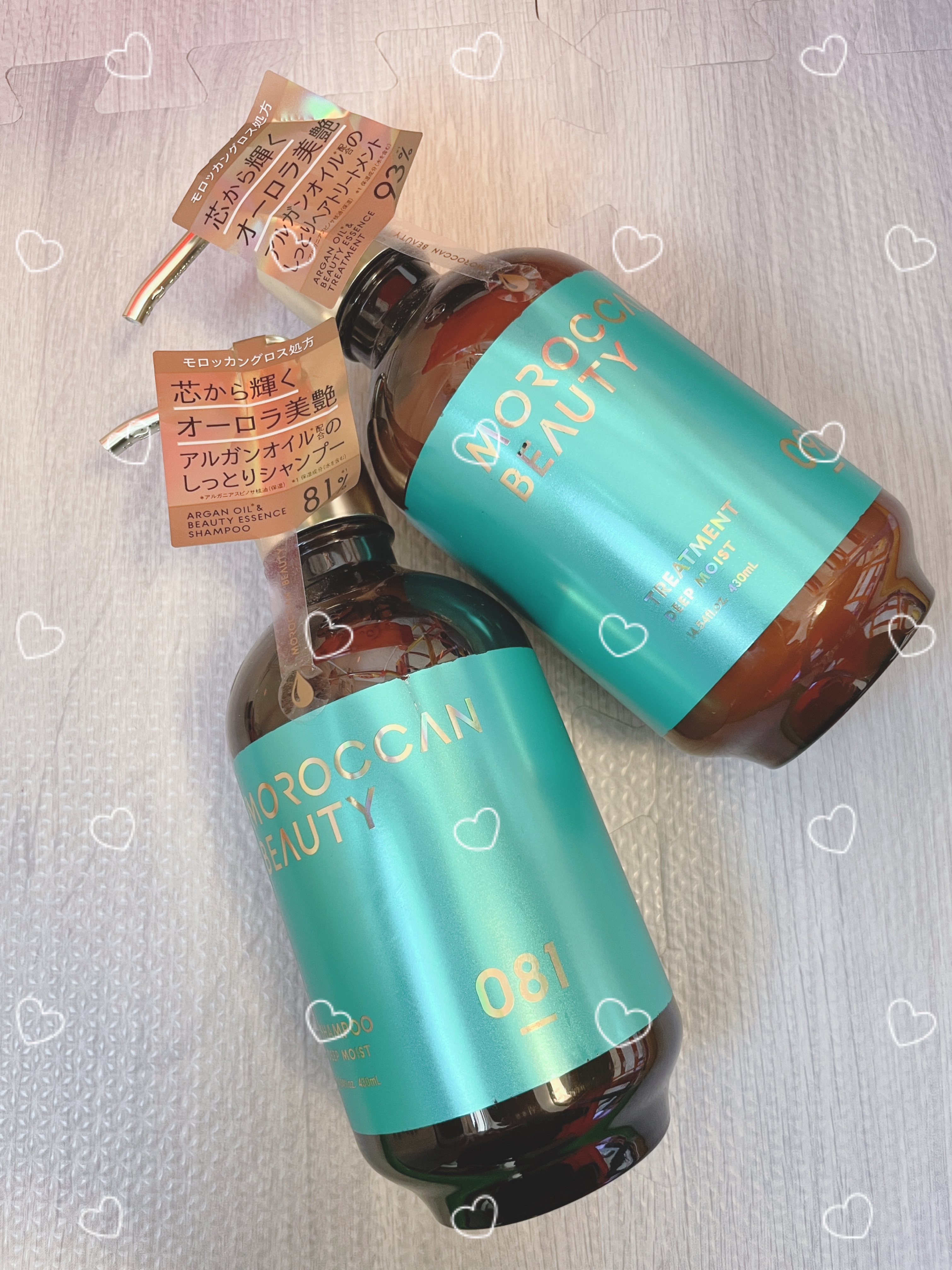 ディープモイスト シャンプー/ ヘアトリートメント/モロッカンビューティ/市販シャンプーを使ったクチコミ（1枚目）