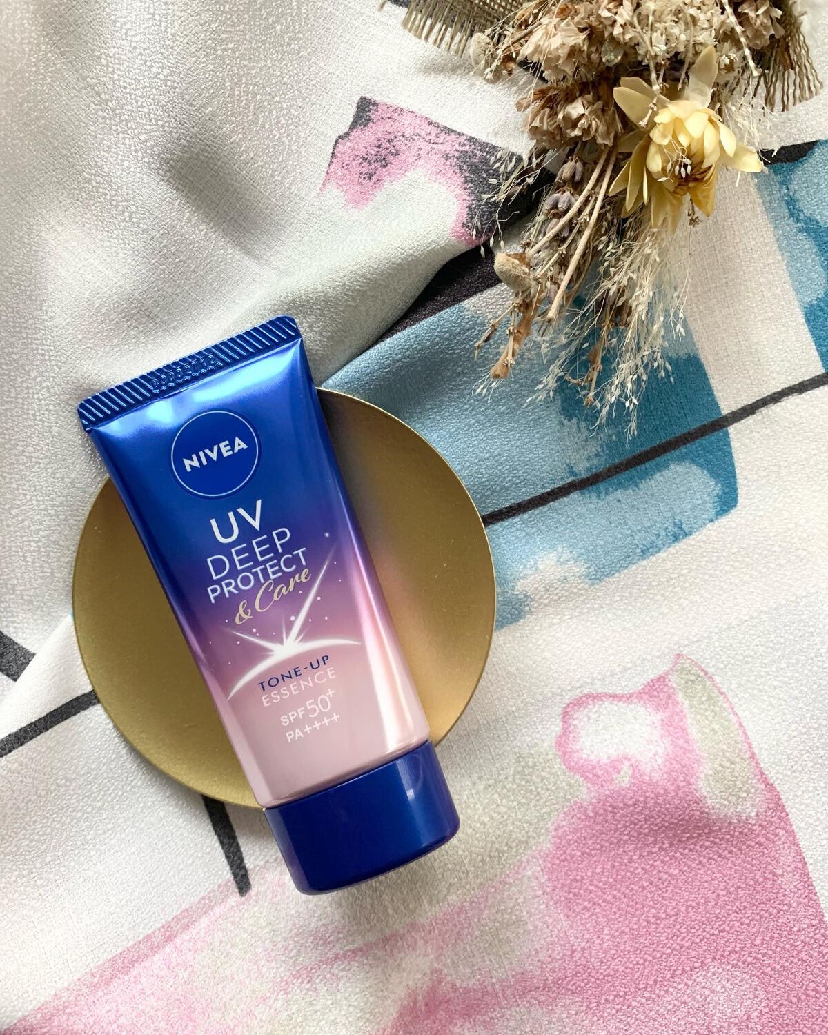 ニベアUV ディープ プロテクト&ケア トーンアップ エッセンス/ニベア/日焼け止めローションを使ったクチコミ(1枚目)
