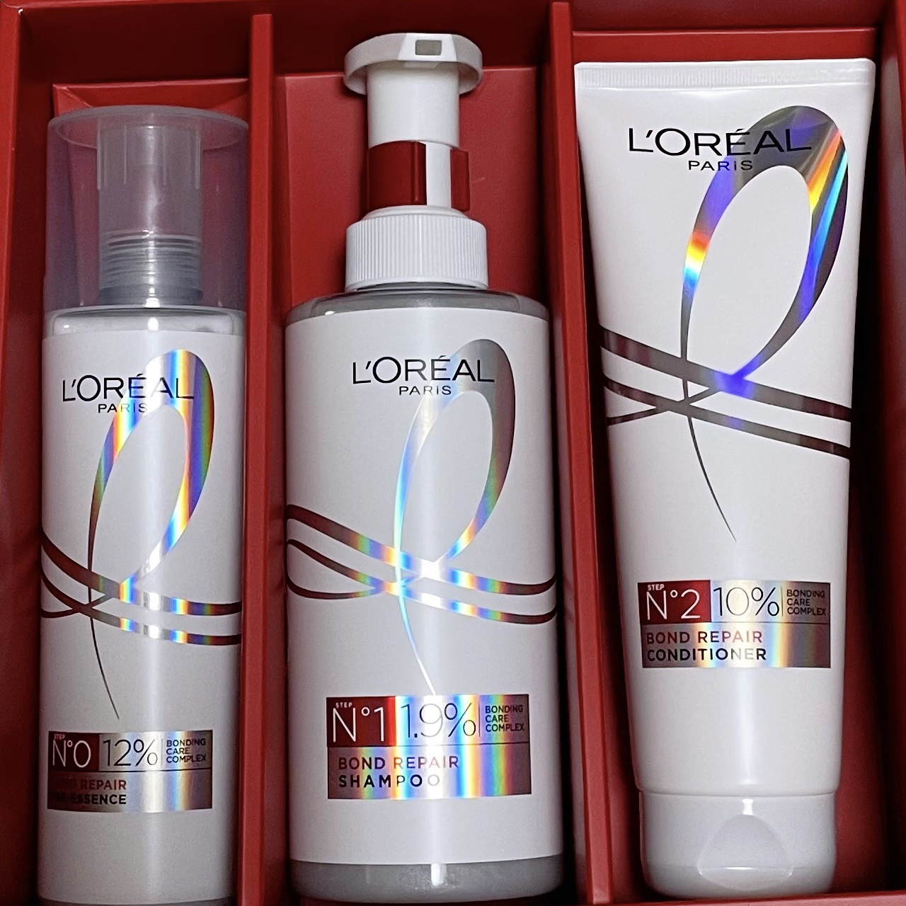 ロレアル パリ ボンド リペア シャンプー／コンディショナー/ロレアル パリ/市販シャンプーを使ったクチコミ（2枚目）