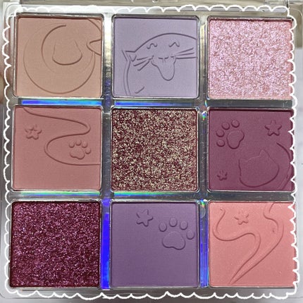 クォーツ 9色アイシャドウパレット(ドリームランドアイシャドウ)/ZEESEA/アイシャドウパレットを使ったクチコミ(3枚目)