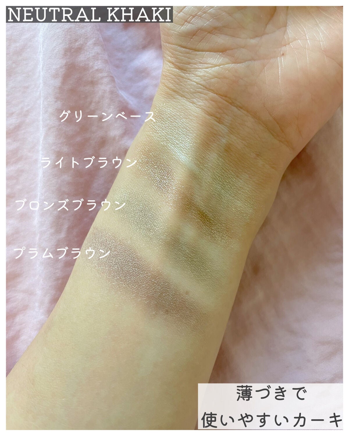 COLORFUL EYE PALETTE/NAMING./アイシャドウパレットを使ったクチコミ(3枚目)