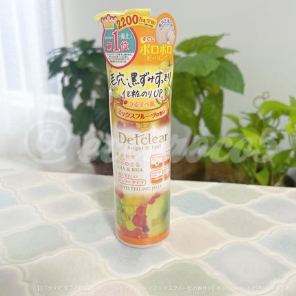 DETクリア ブライト&ピール ピーリングジェリー<ミックスフルーツの香り>/Detclear/ピーリングを使ったクチコミ(5枚目)