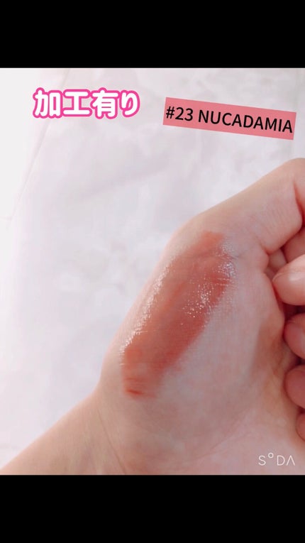 ジューシーラスティングティント/rom&nd/リップティントを使ったクチコミ(5枚目)