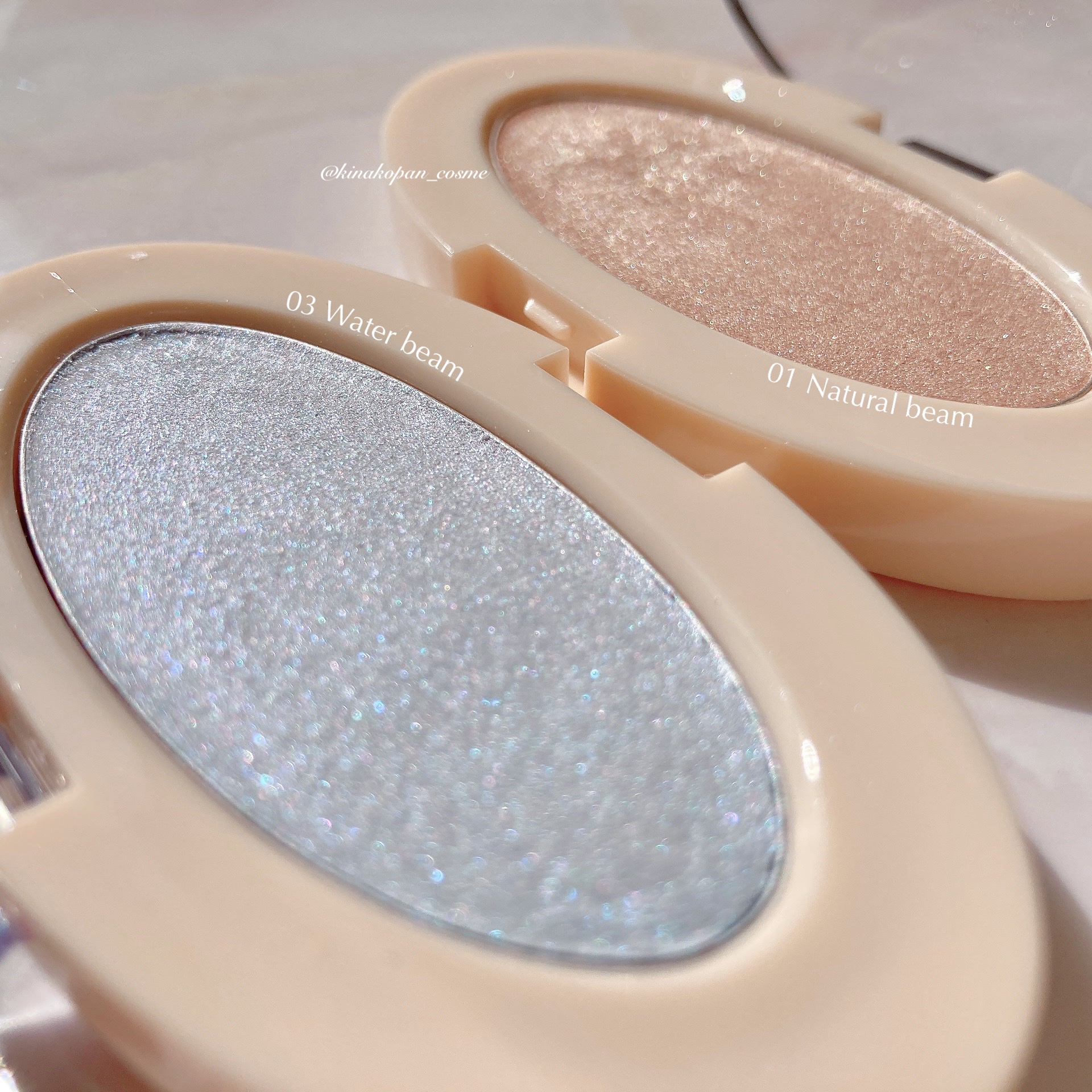 ドリームビームハイライター/Laka/パウダーハイライトを使ったクチコミ（2枚目）