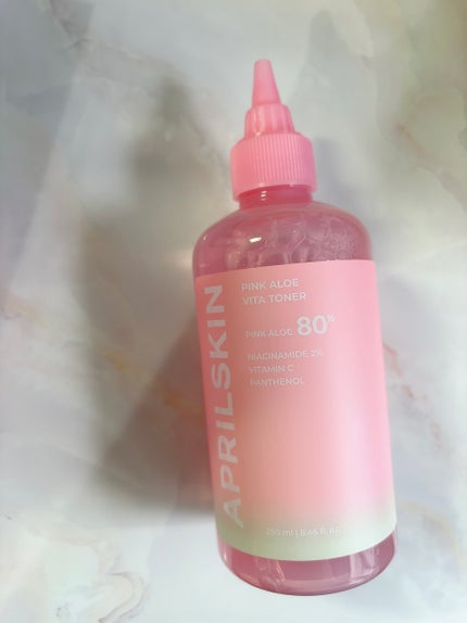 ピンクアロエビタトナー/APRILSKIN/化粧水を使ったクチコミ(4枚目)