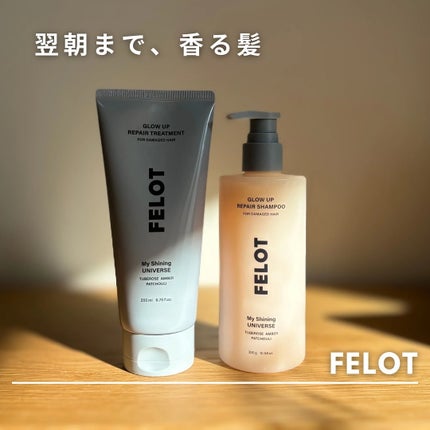 グローアップリペアシャンプー/コンディショナー/FELOT/市販シャンプーを使ったクチコミ(1枚目)