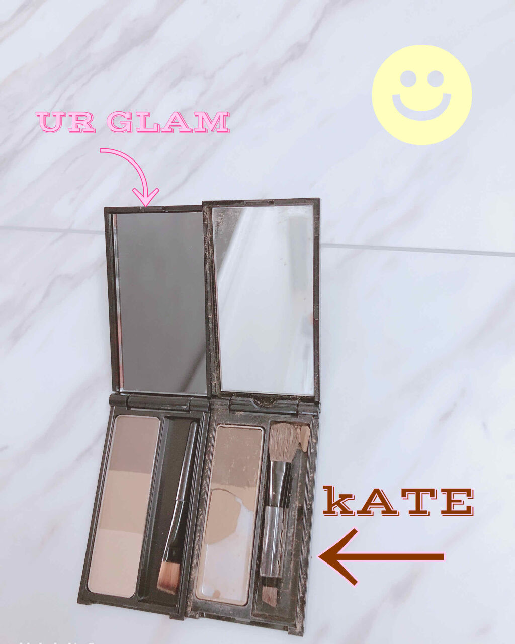 UR GLAM　EYEBROW POWDER/U R GLAM/パウダーアイブロウを使ったクチコミ（3枚目）