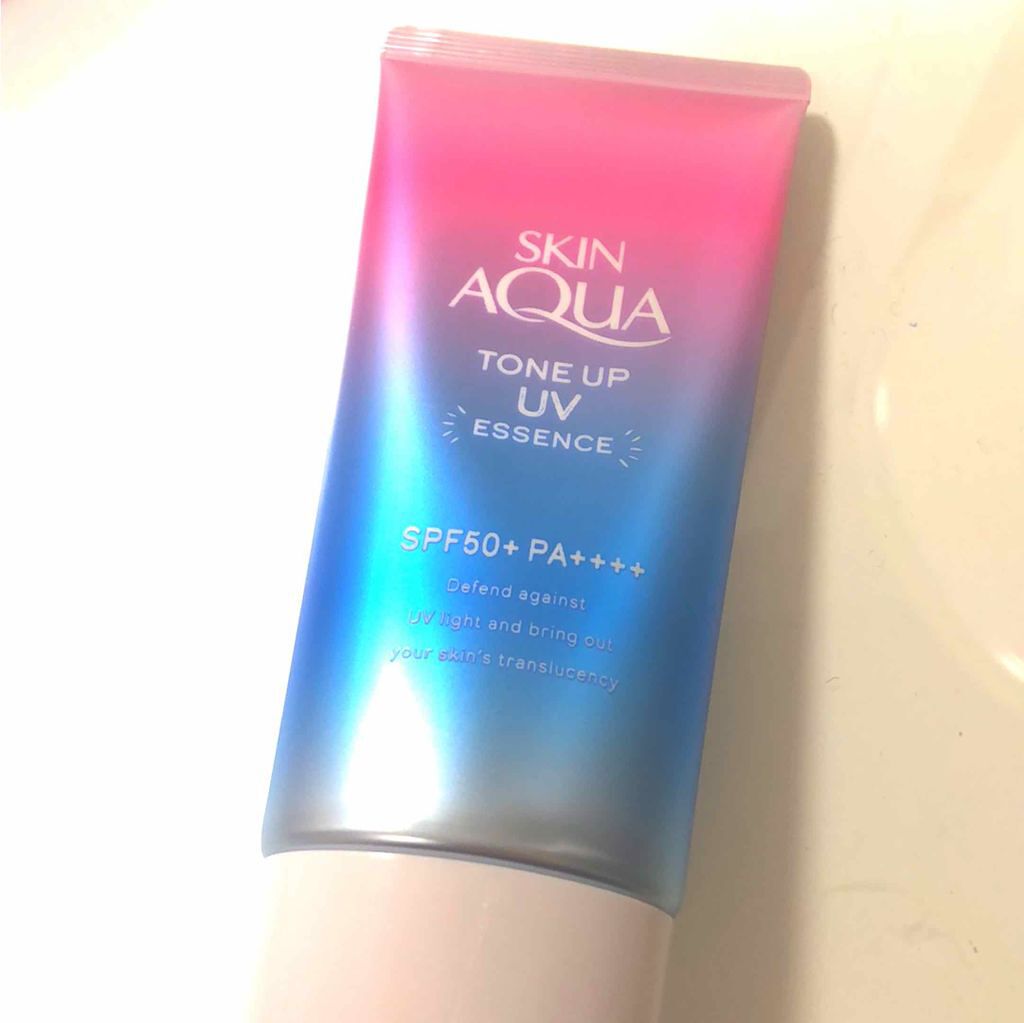 スキンアクア トーンアップUVエッセンス/スキンアクア/日焼け止めクリームを使ったクチコミ(1枚目)